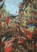 Claude Monet Rue Saint Denis, 30th June 1878 Sweden oil painting reproduction